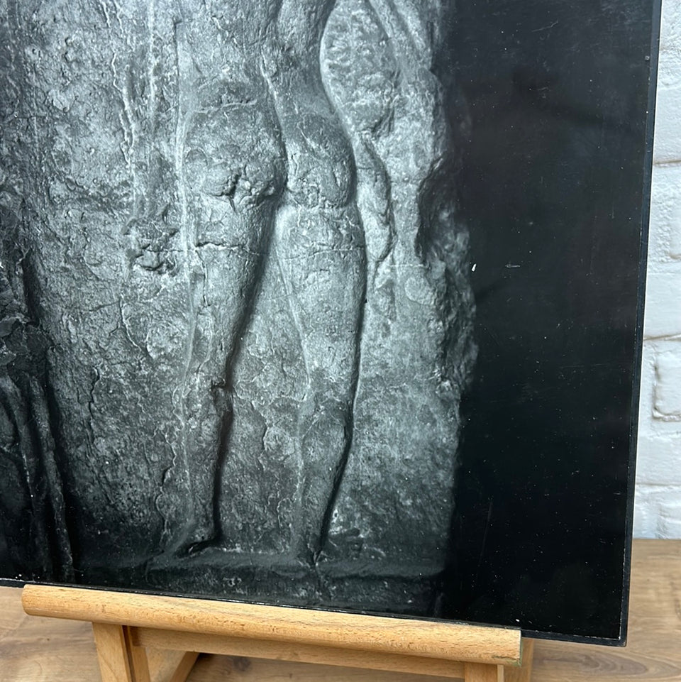Blowing man stone carving - Semi-Erotic Photo series by Theo van der Vaart
