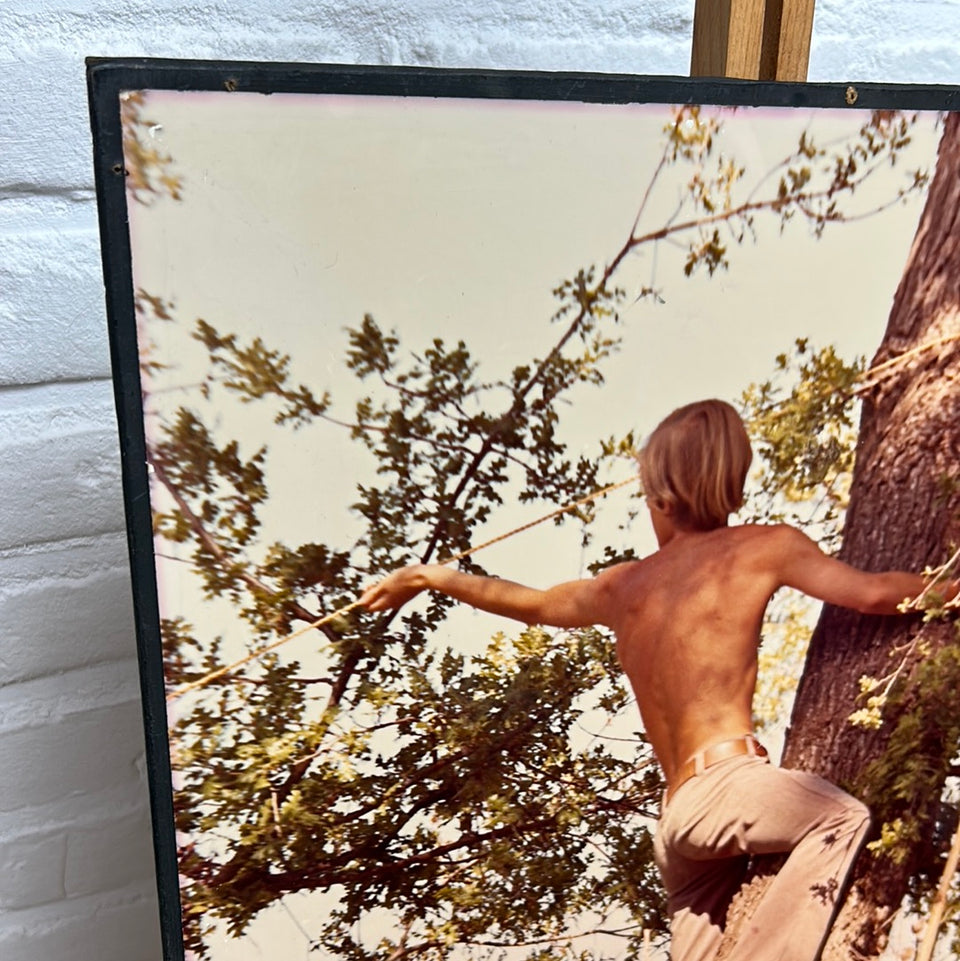 Man in tree  - Semi-Erotic Photo series by Theo van der Vaart