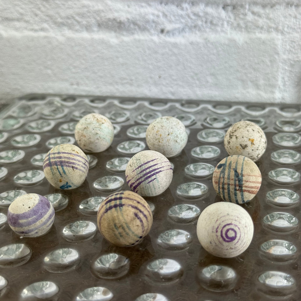 Antique set of rare China Marbles