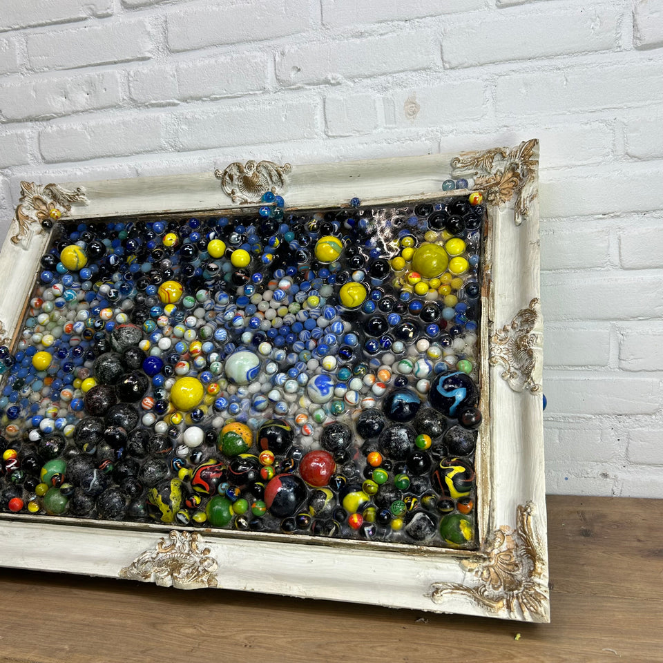 Starry Night of Marbles - Original artwork - Also available as printed version