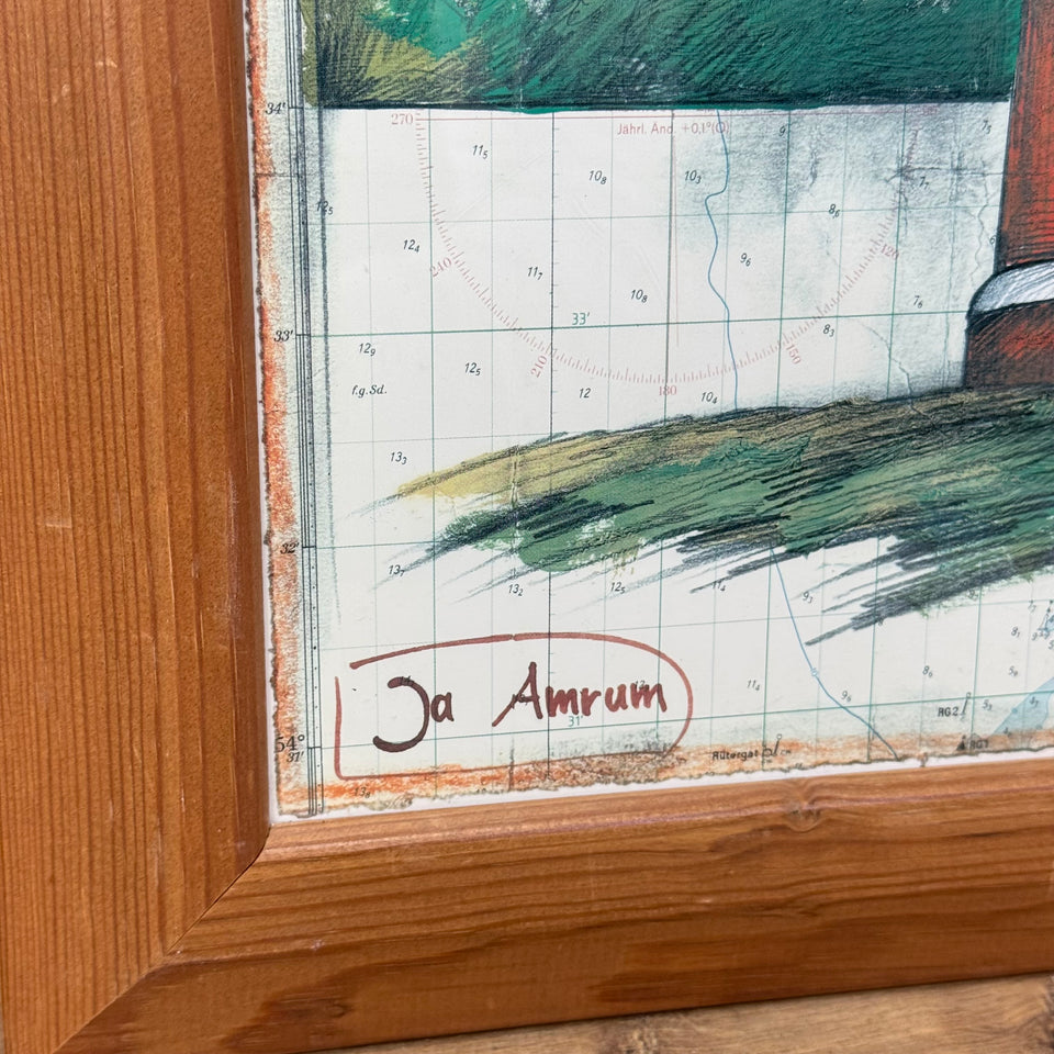 The Amrum lighthouse by Ole West