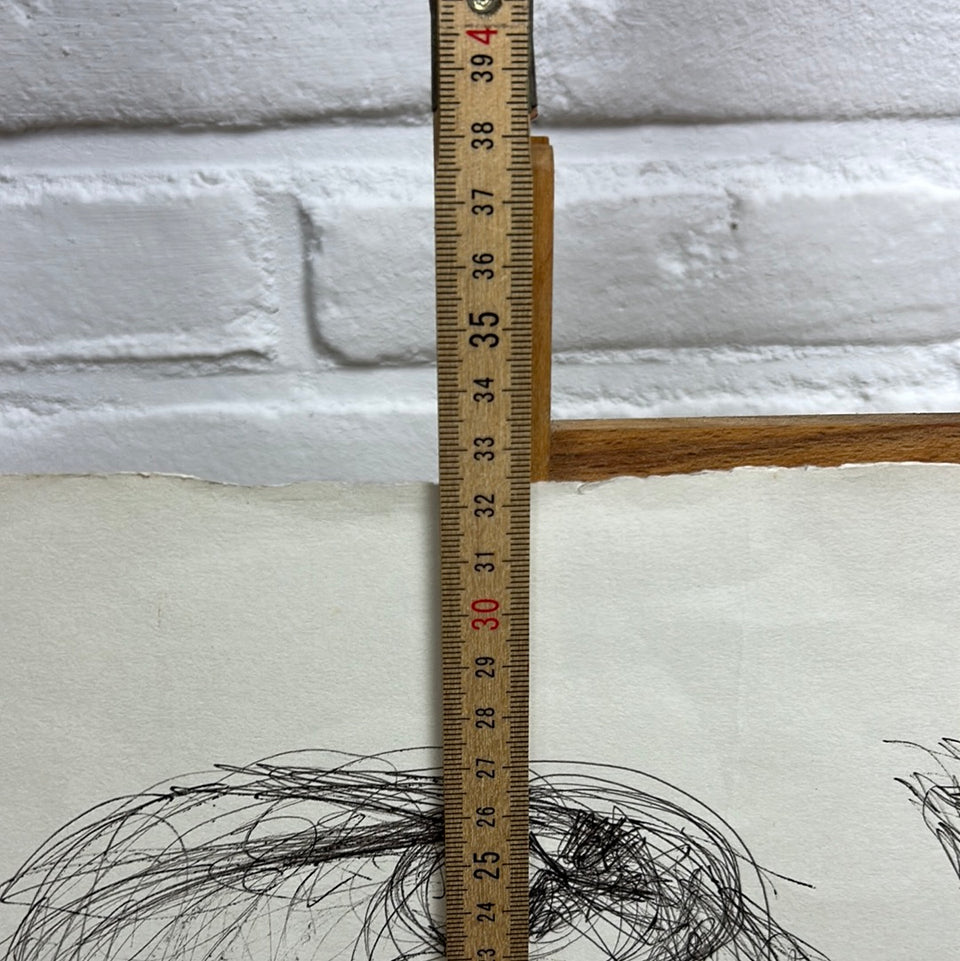 Ceramic study famous bird statue by Dini Henkes (1935-2022)