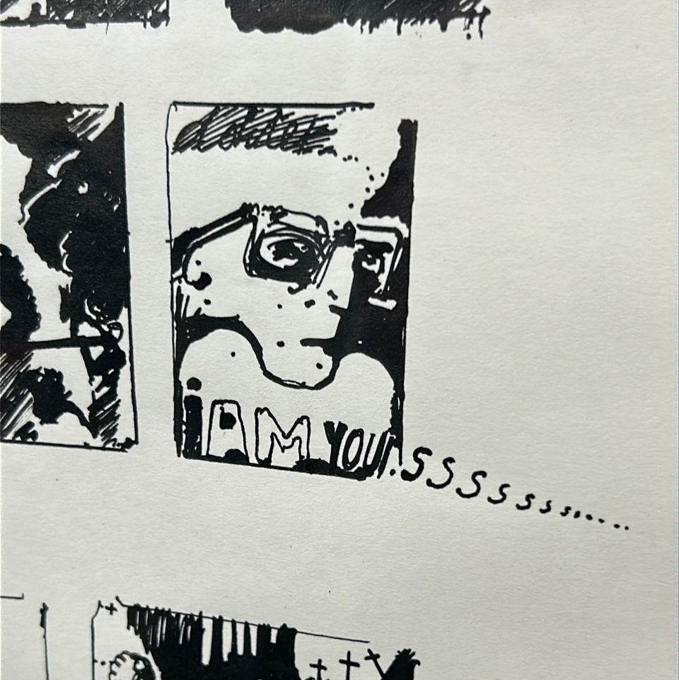 Intermezzo, Ink drawing by Henk van der Ploeg (1949)