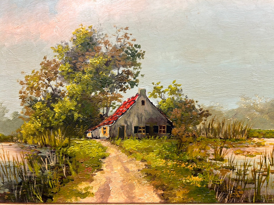 Farmhouse in Holland, between the lakes