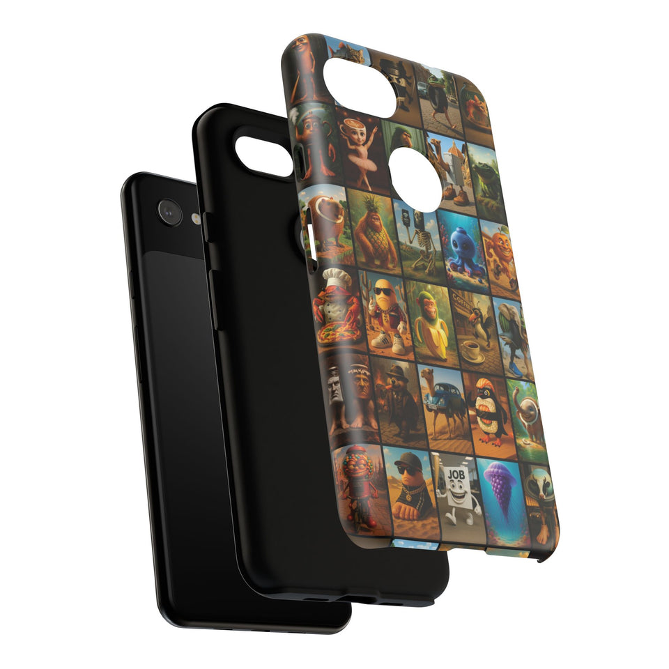 Brain Rot Collage Smartphone Case - All the Italian Brainrot characters