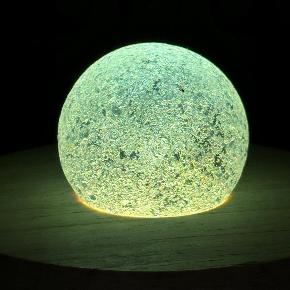 2 Large Sea Glass marble spheres (2 inch - 4/5cm)
