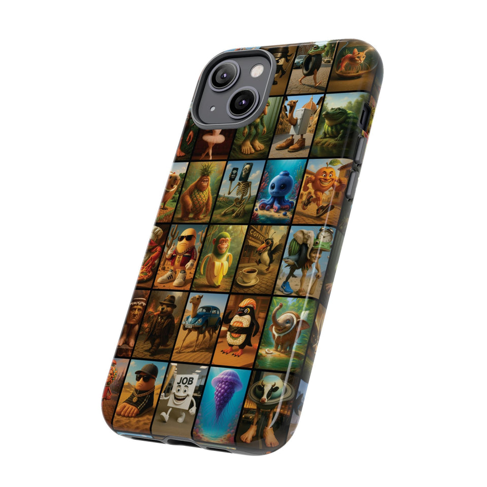 Brain Rot Collage Smartphone Case - All the Italian Brainrot characters