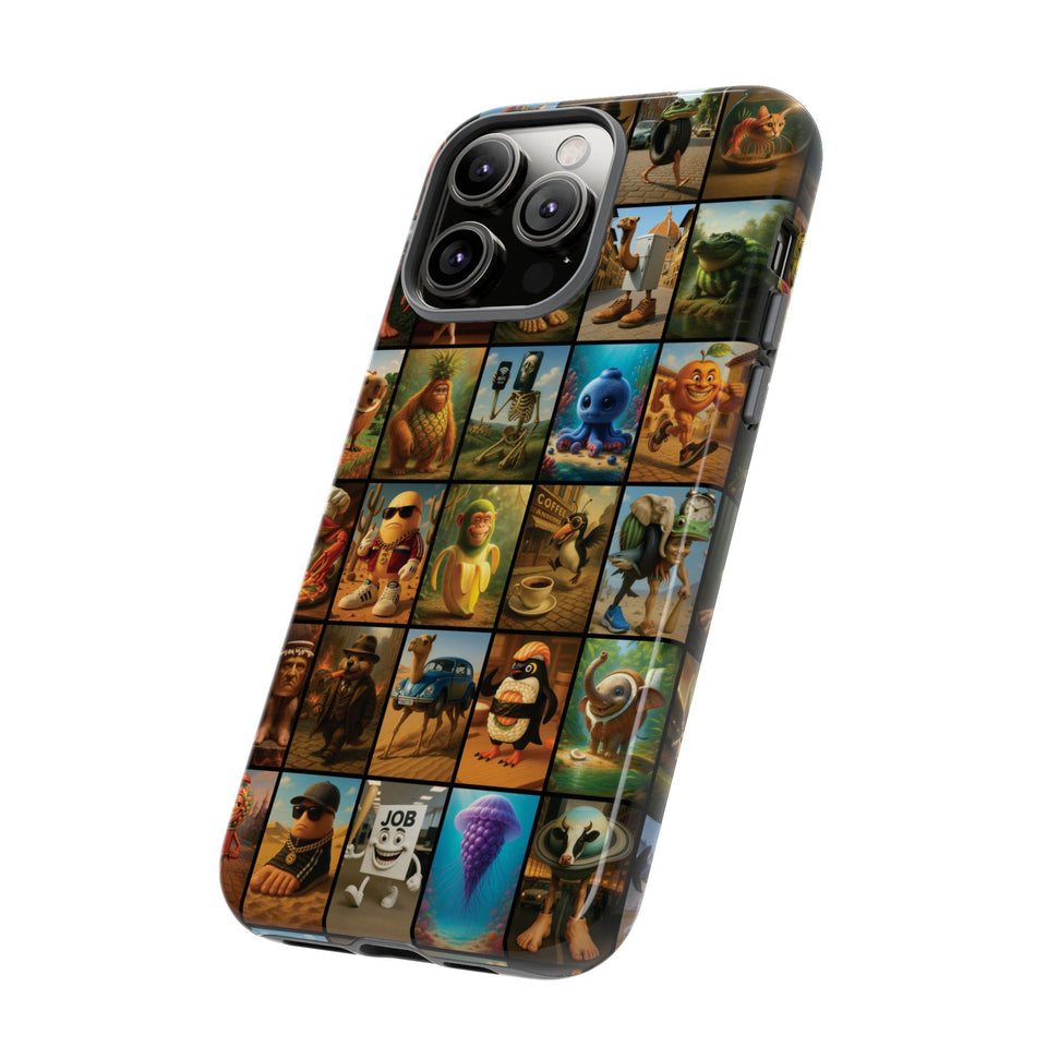 Brain Rot Collage Smartphone Case - All the Italian Brainrot characters
