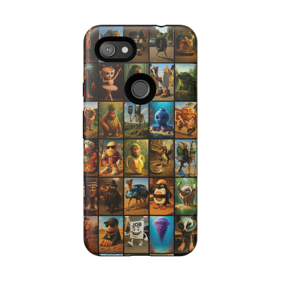 Brain Rot Collage Smartphone Case - All the Italian Brainrot characters