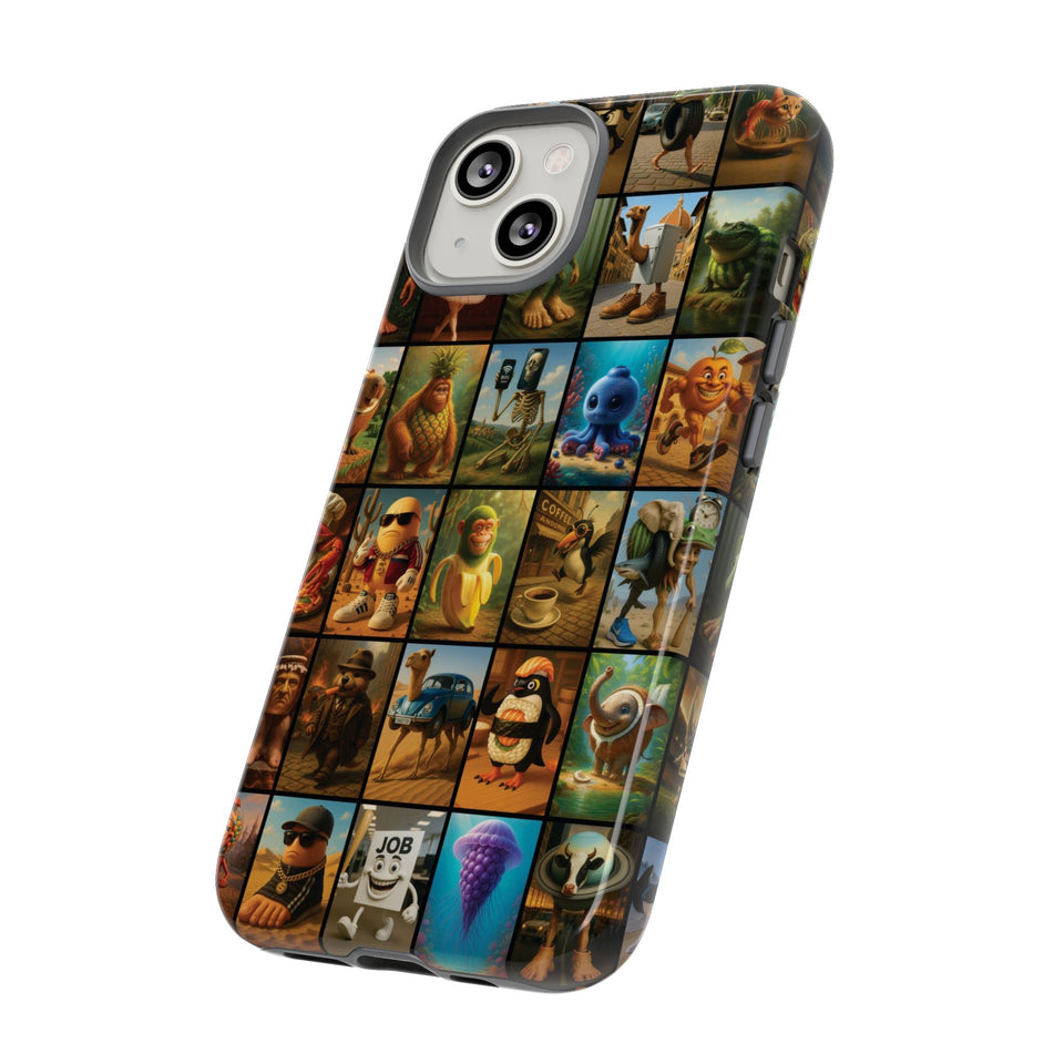 Brain Rot Collage Smartphone Case - All the Italian Brainrot characters