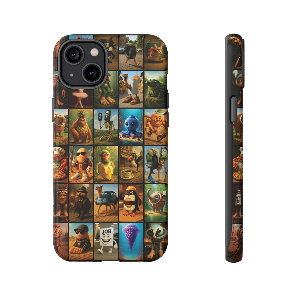 Brain Rot Collage Smartphone Case - All the Italian Brainrot characters