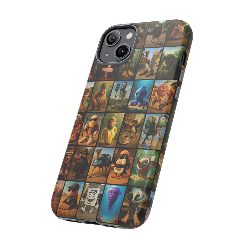 Brain Rot Collage Smartphone Case - All the Italian Brainrot characters
