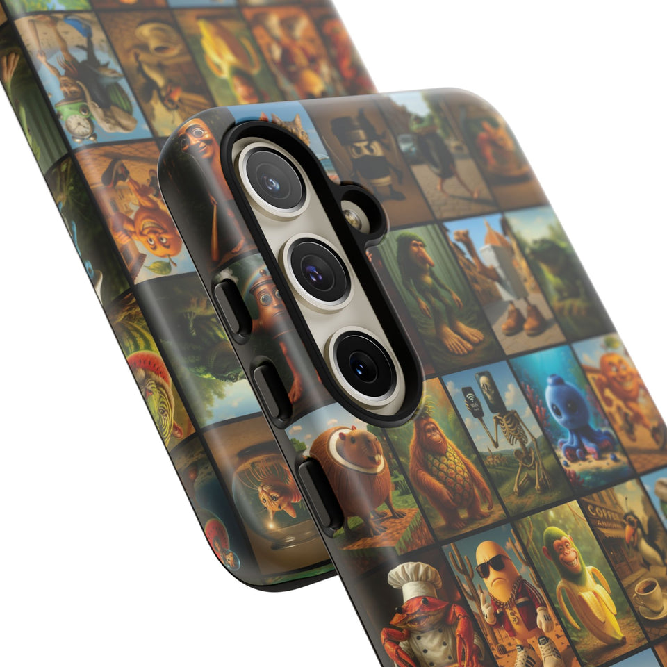 Brain Rot Collage Smartphone Case - All the Italian Brainrot characters