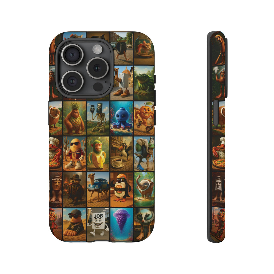 Brain Rot Collage Smartphone Case - All the Italian Brainrot characters