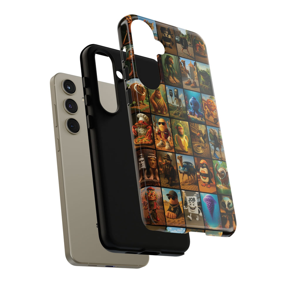Brain Rot Collage Smartphone Case - All the Italian Brainrot characters