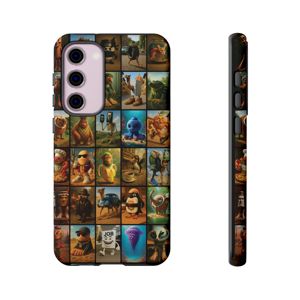 Brain Rot Collage Smartphone Case - All the Italian Brainrot characters