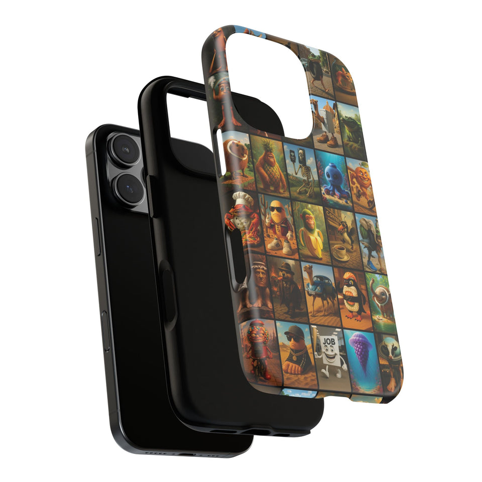 Brain Rot Collage Smartphone Case - All the Italian Brainrot characters