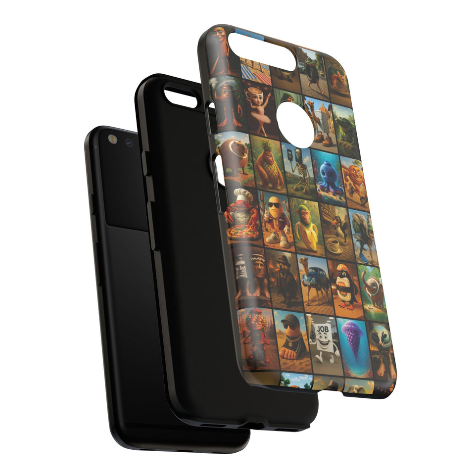 Brain Rot Collage Smartphone Case - All the Italian Brainrot characters
