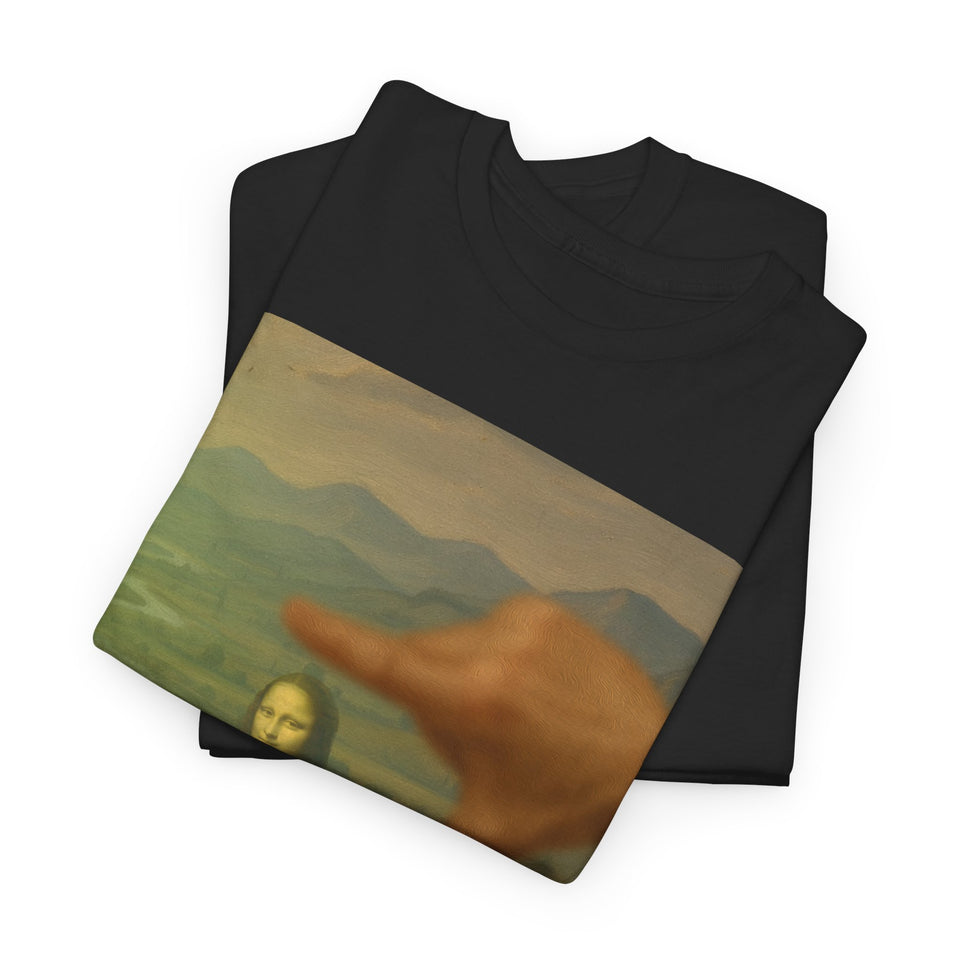 The Mona Lisa frame by da Vinci - T-Shirt - Pep-Art Clothing - | Art T-Shirt |