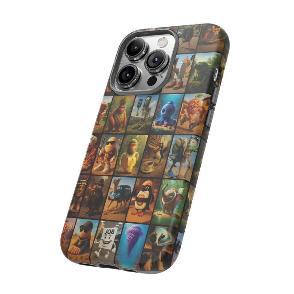 Brain Rot Collage Smartphone Case - All the Italian Brainrot characters