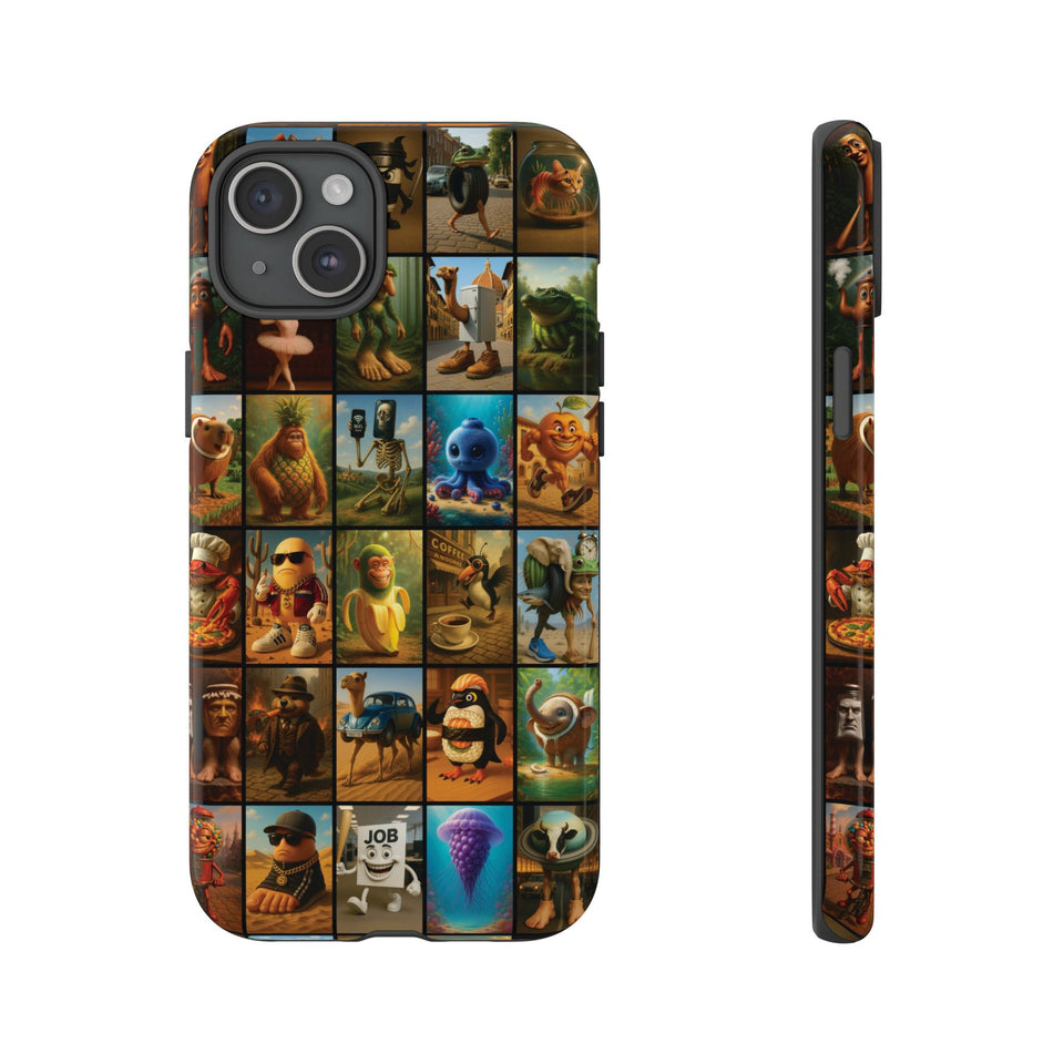 Brain Rot Collage Smartphone Case - All the Italian Brainrot characters