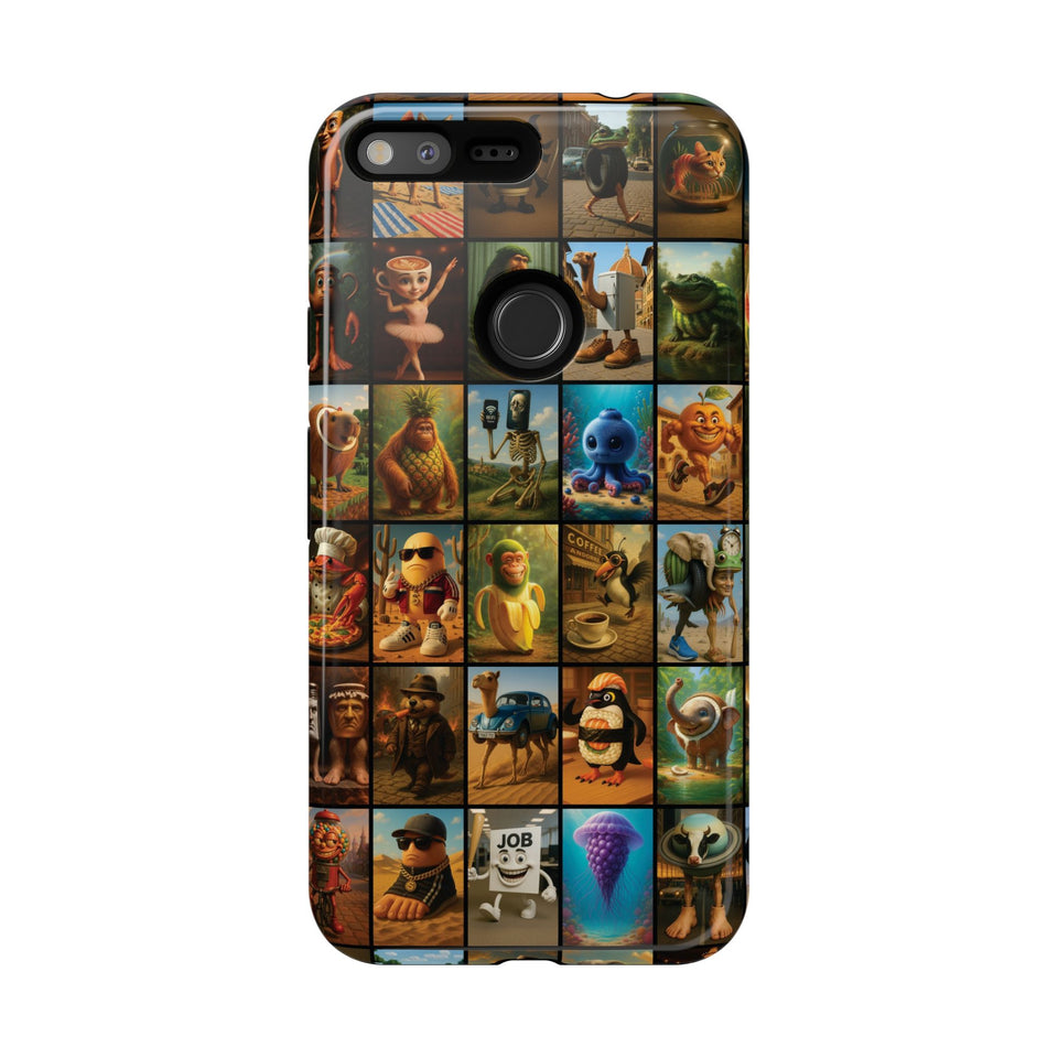 Brain Rot Collage Smartphone Case - All the Italian Brainrot characters