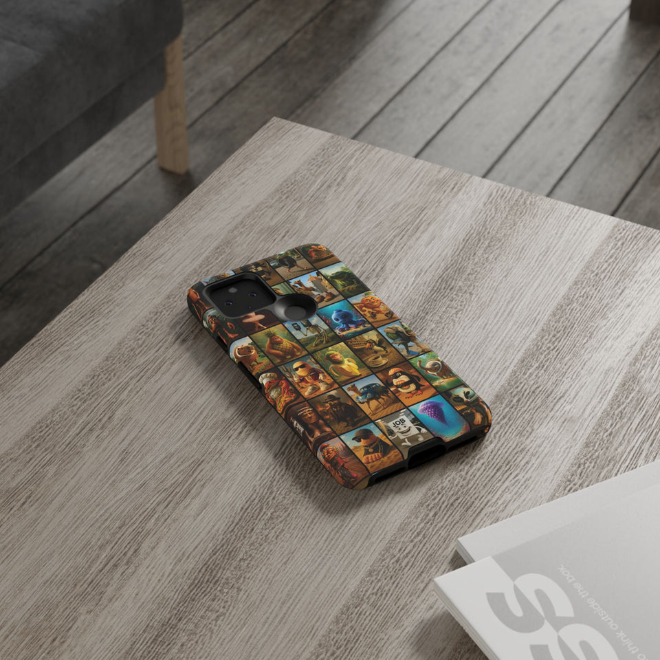 Brain Rot Collage Smartphone Case - All the Italian Brainrot characters