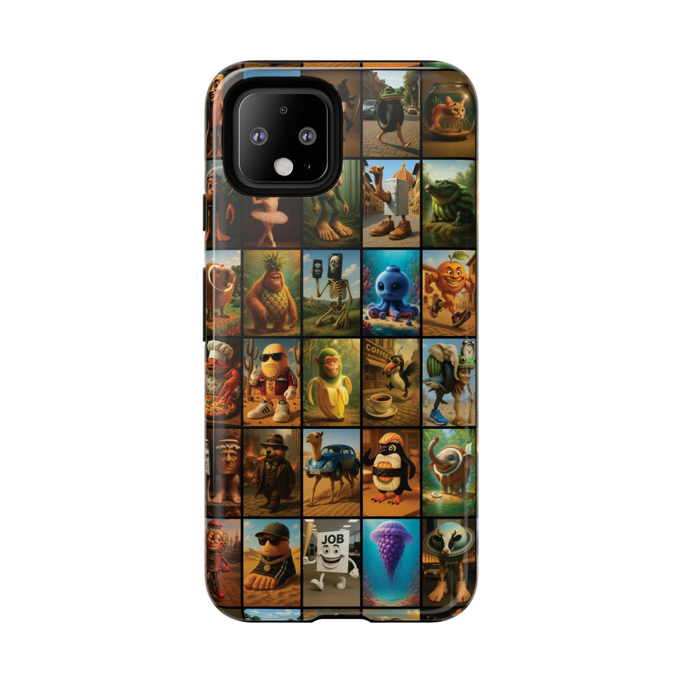Brain Rot Collage Smartphone Case - All the Italian Brainrot characters