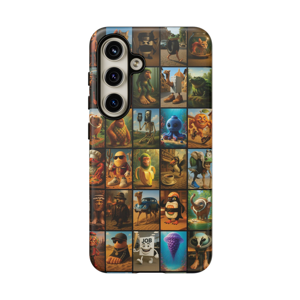 Brain Rot Collage Smartphone Case - All the Italian Brainrot characters
