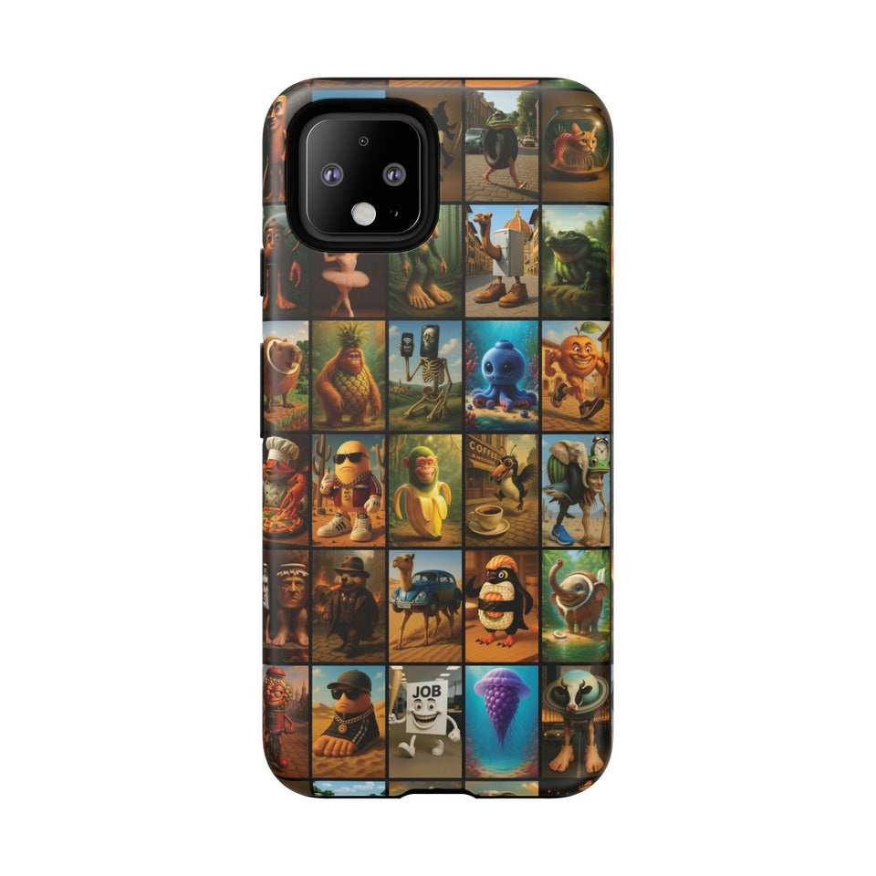 Brain Rot Collage Smartphone Case - All the Italian Brainrot characters