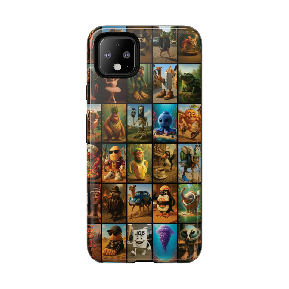 Brain Rot Collage Smartphone Case - All the Italian Brainrot characters