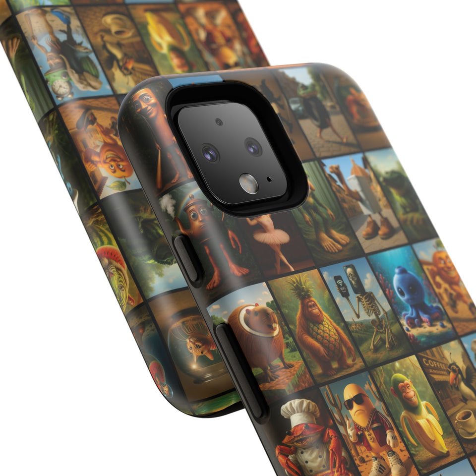 Brain Rot Collage Smartphone Case - All the Italian Brainrot characters