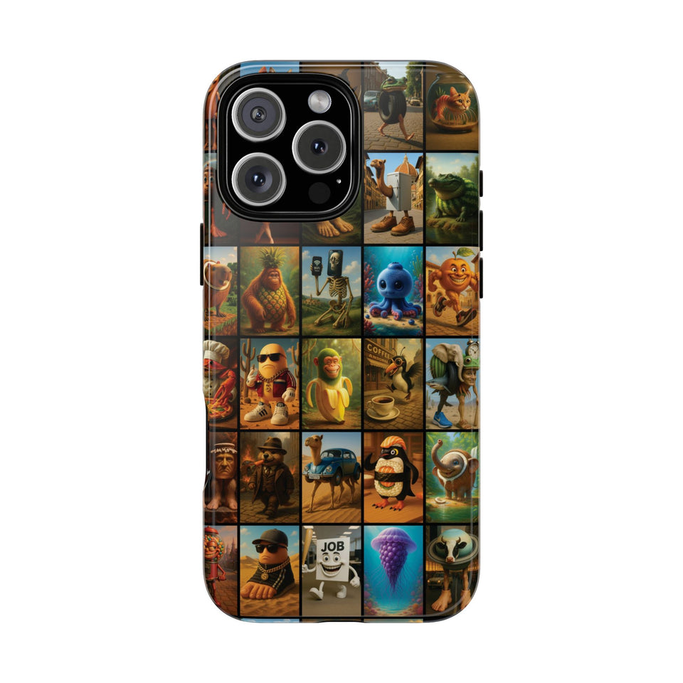 Brain Rot Collage Smartphone Case - All the Italian Brainrot characters