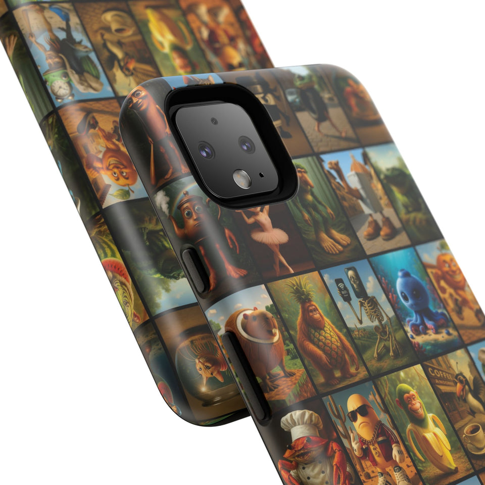 Brain Rot Collage Smartphone Case - All the Italian Brainrot characters