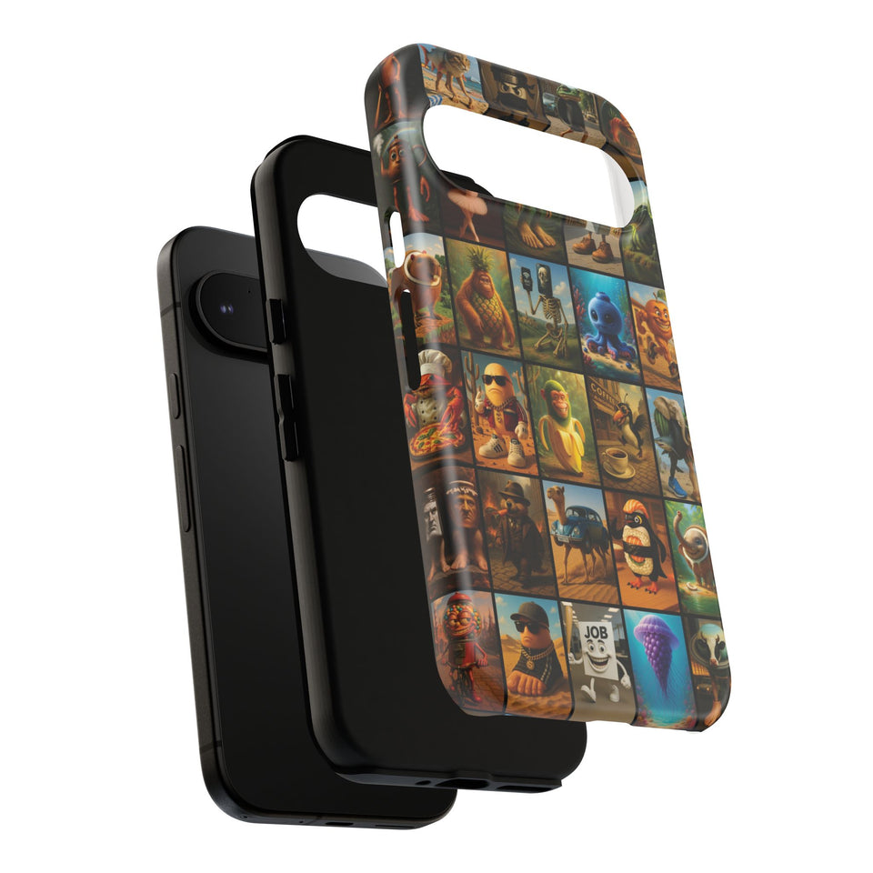Brain Rot Collage Smartphone Case - All the Italian Brainrot characters