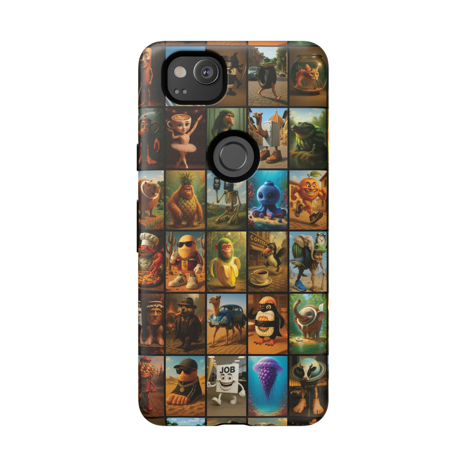 Brain Rot Collage Smartphone Case - All the Italian Brainrot characters