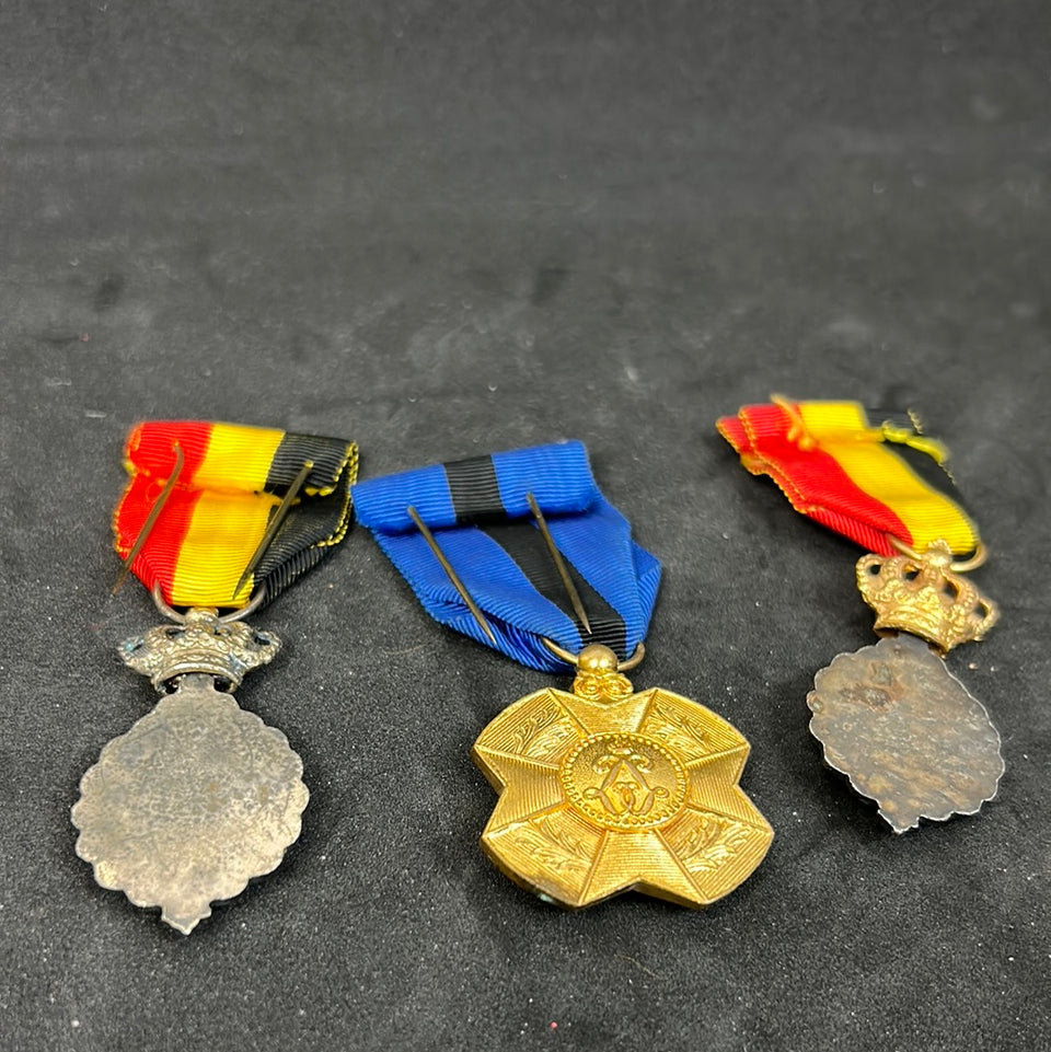 3 Belgian Medals ( Labor WW2 )