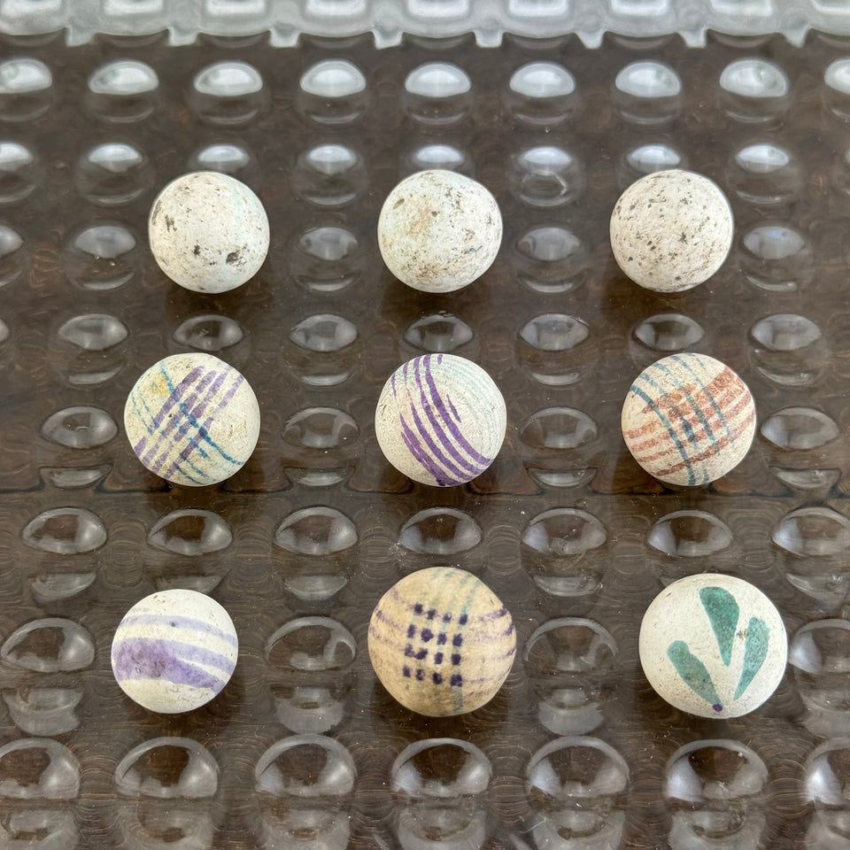 Antique set of rare China Marbles