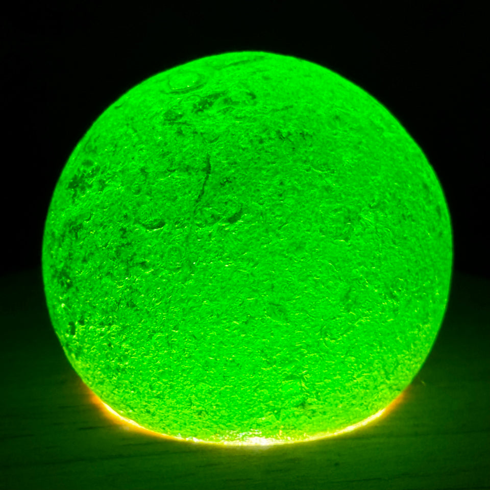 2 Large Sea Glass marble spheres (2 inch - 4/5cm)