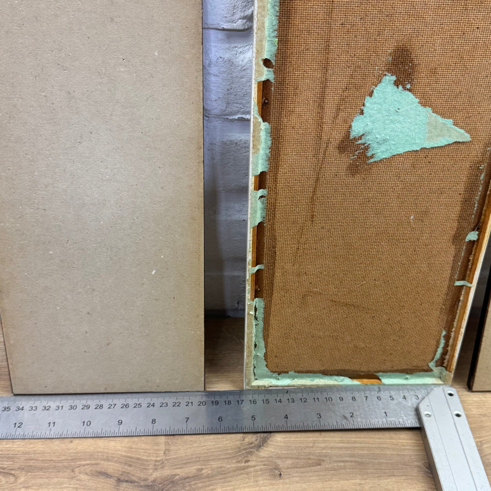 A set of 3 framed Dutch Embroideries - Cross-Stitch Embroidery - Cottonwork - Framed