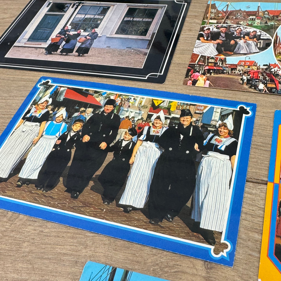 Vintage Holland postcards - Collection of Dutch Folklore Costume photo cards – Holland’s Traditional Culture Costumes