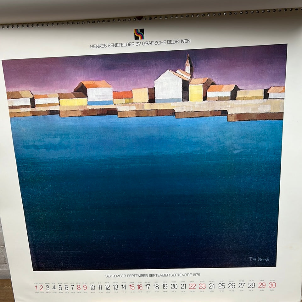 Bob Immink 1979 Landscapes art calender