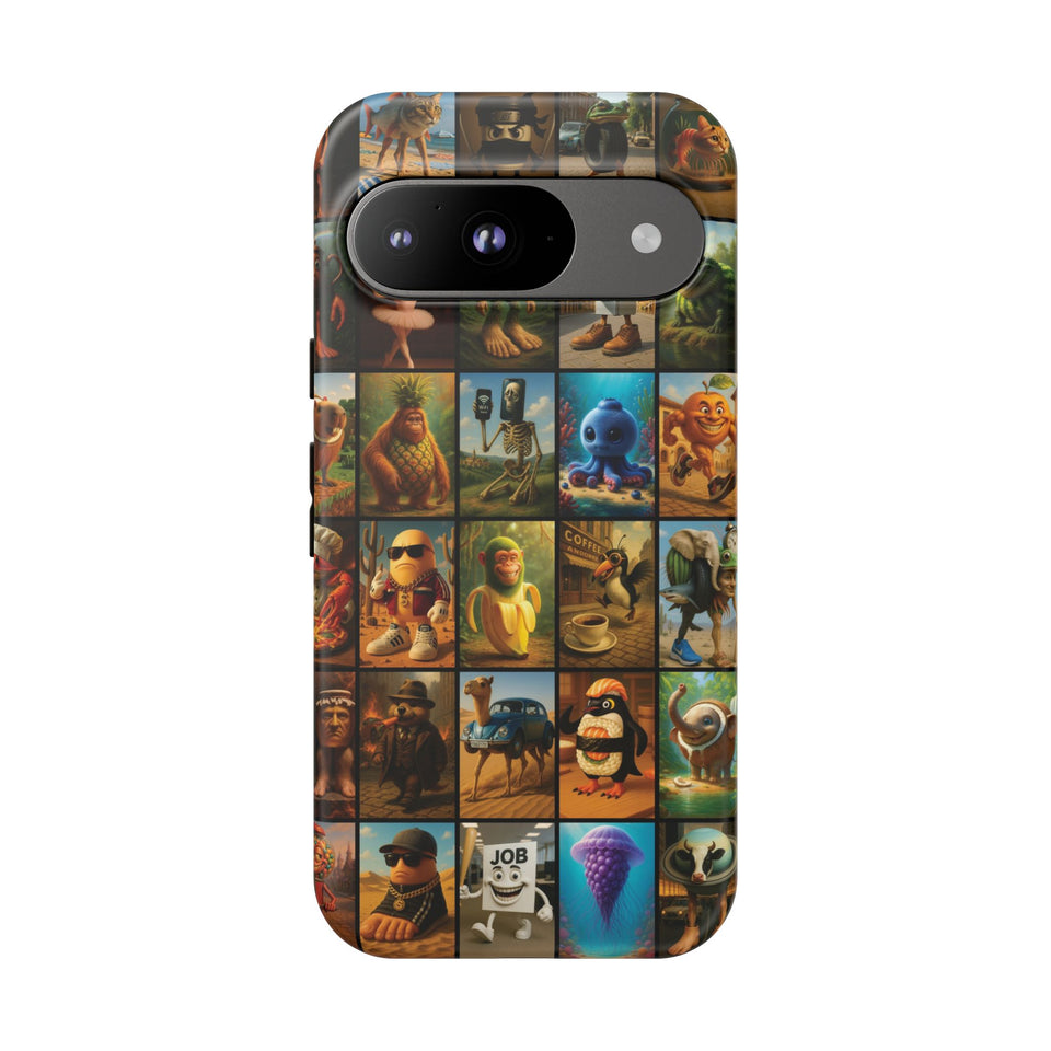 Brain Rot Collage Smartphone Case - All the Italian Brainrot characters