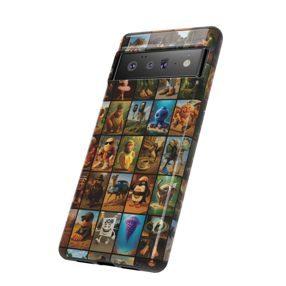 Brain Rot Collage Smartphone Case - All the Italian Brainrot characters