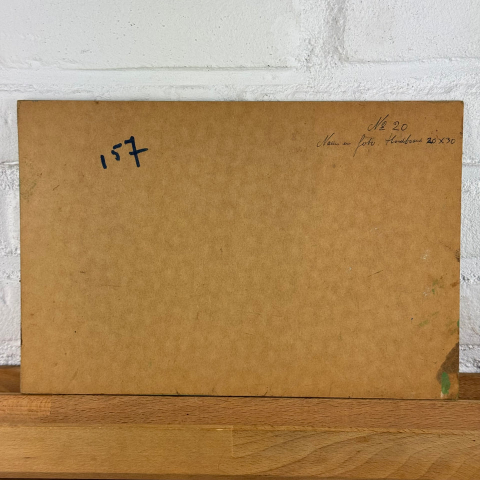 Spring day near the lake by Dutch painter Jan Bakker (1879-1944)