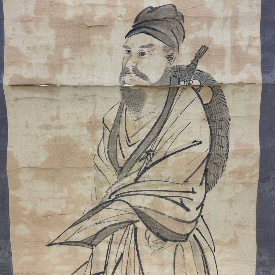 Samurai Warrior by Japanese painter Okamoto Toyohiko (1773 - 1845)