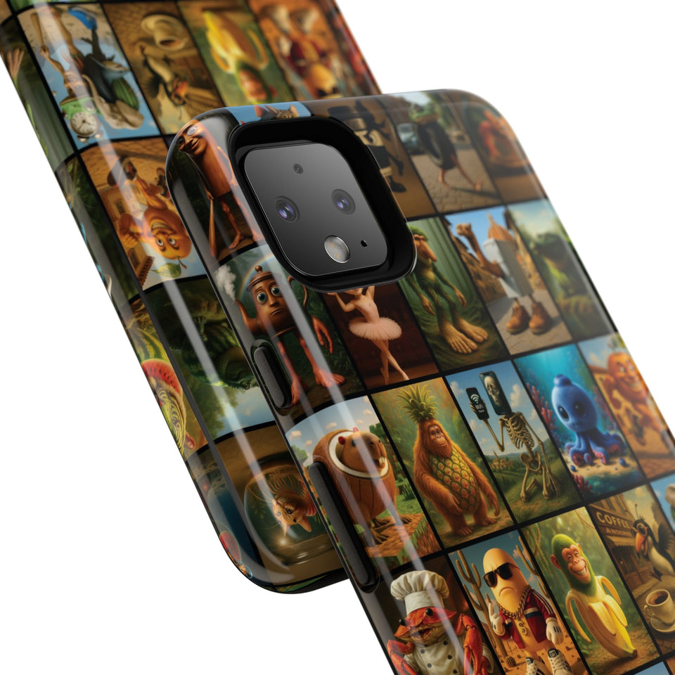 Brain Rot Collage Smartphone Case - All the Italian Brainrot characters
