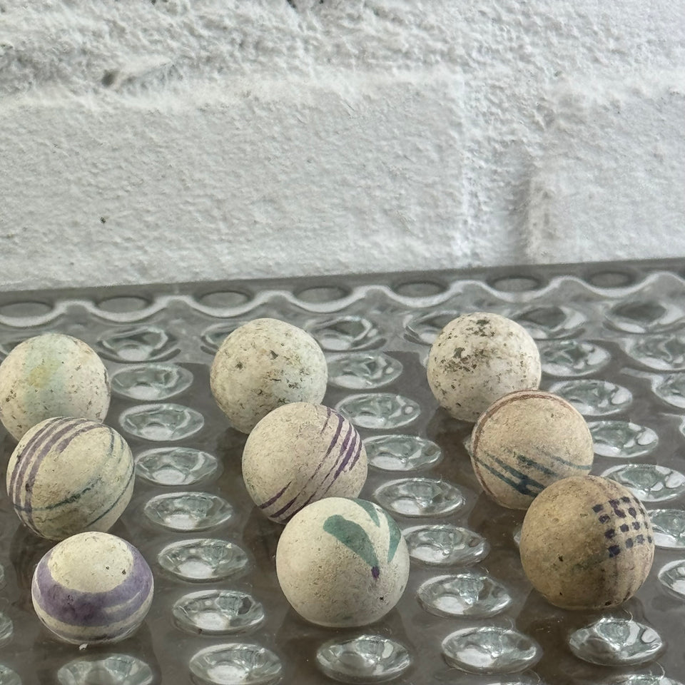 Antique set of rare China Marbles