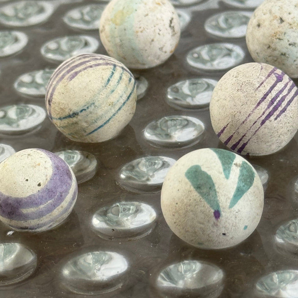 Antique set of rare China Marbles