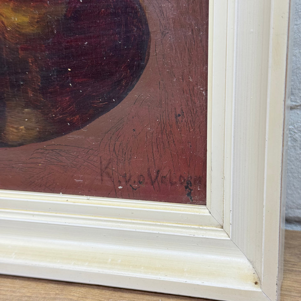 Still life painting Jars and Fruits - Oil painting